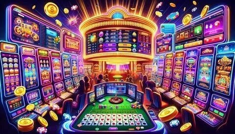 Antarmuka aplikasi maco4d menampilkan meja dealer langsung dan opsi permainan